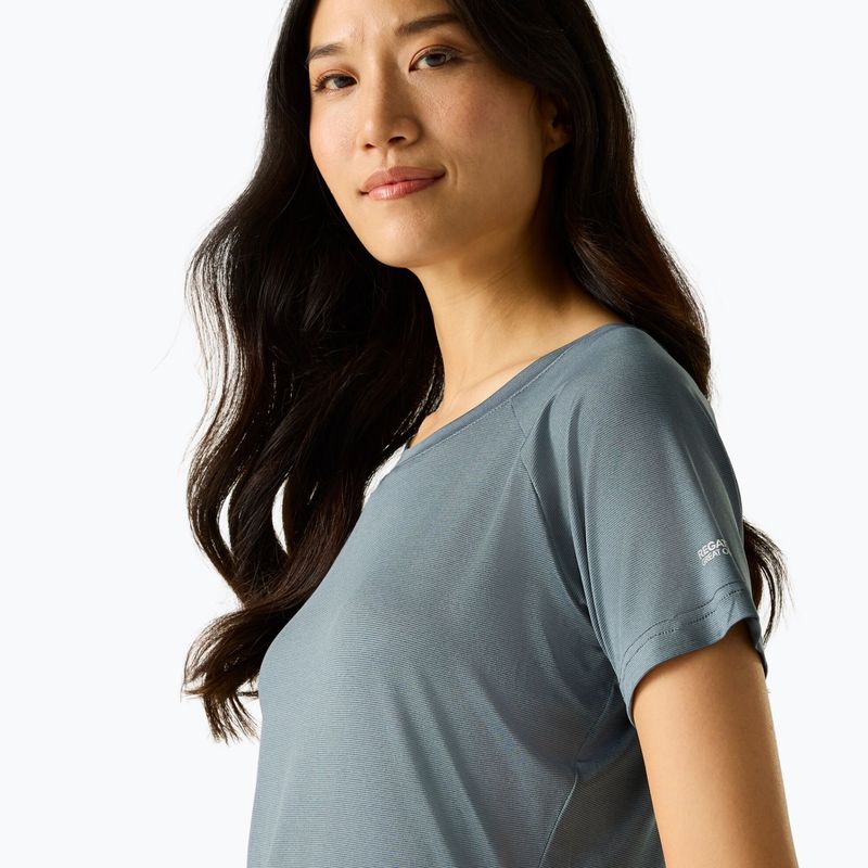 Damen-Trekkingshirt REGATTA Limonite dark storm 4