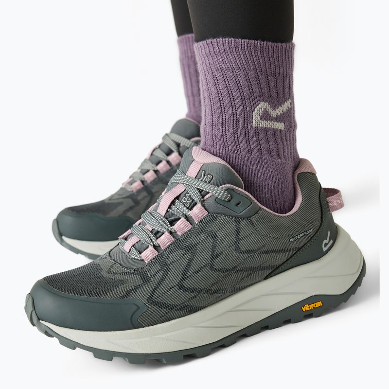 Damen-Trekkingschuhe REGATTA Cruize dark storm/powder lilac 19