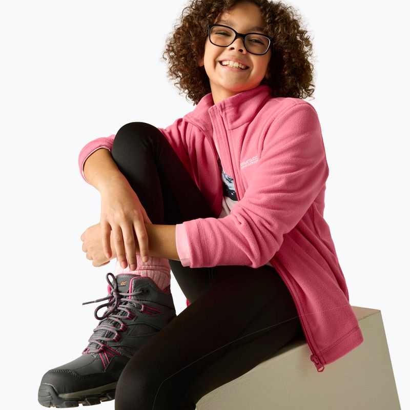 Kinder Fleecejacke REGATTA King II pink lemonade 4