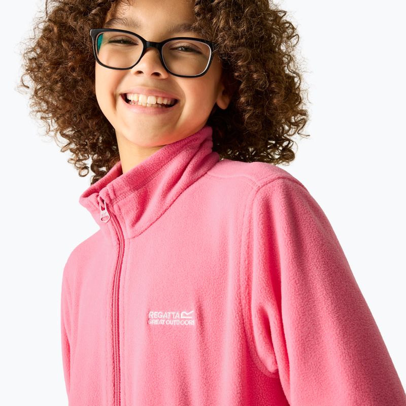 Kinder Fleecejacke REGATTA King II pink lemonade 5