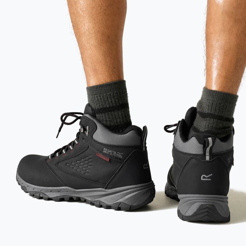 Herren-Trekkingstiefel REGATTA Amble Boot Waterproof black/riored 6