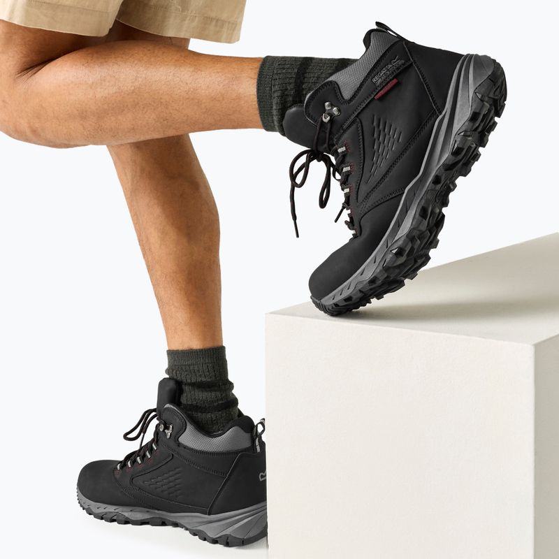 Herren-Trekkingstiefel REGATTA Amble Boot Waterproof black/riored 7