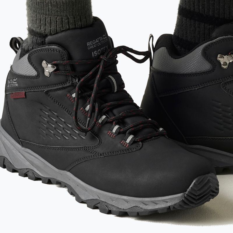 Herren-Trekkingstiefel REGATTA Amble Boot Waterproof black/riored 8