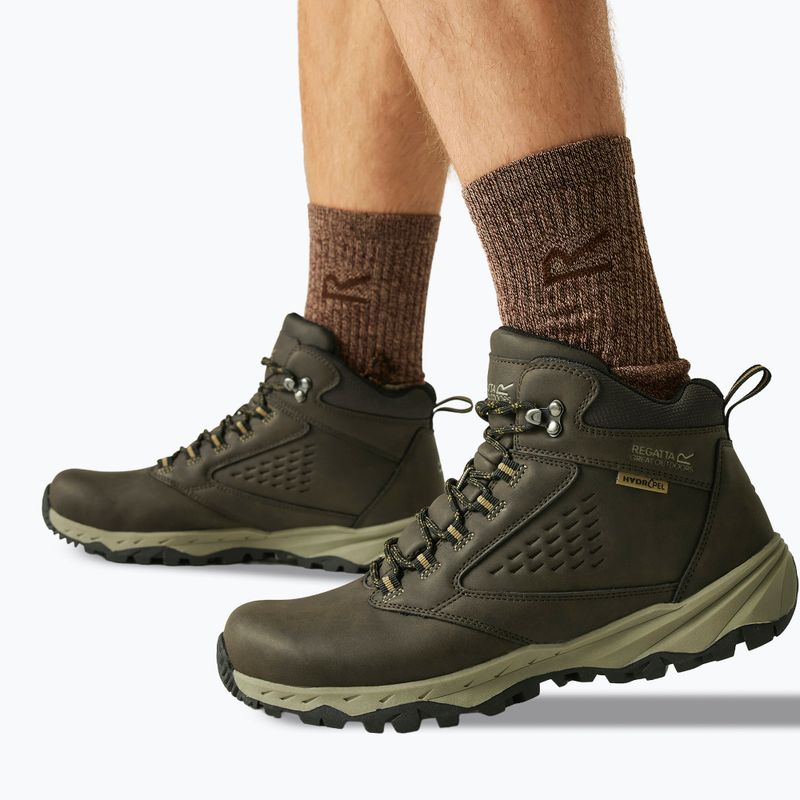 Herren-Trekkingstiefel REGATTA Amble Boot Waterproof peat/tan 5