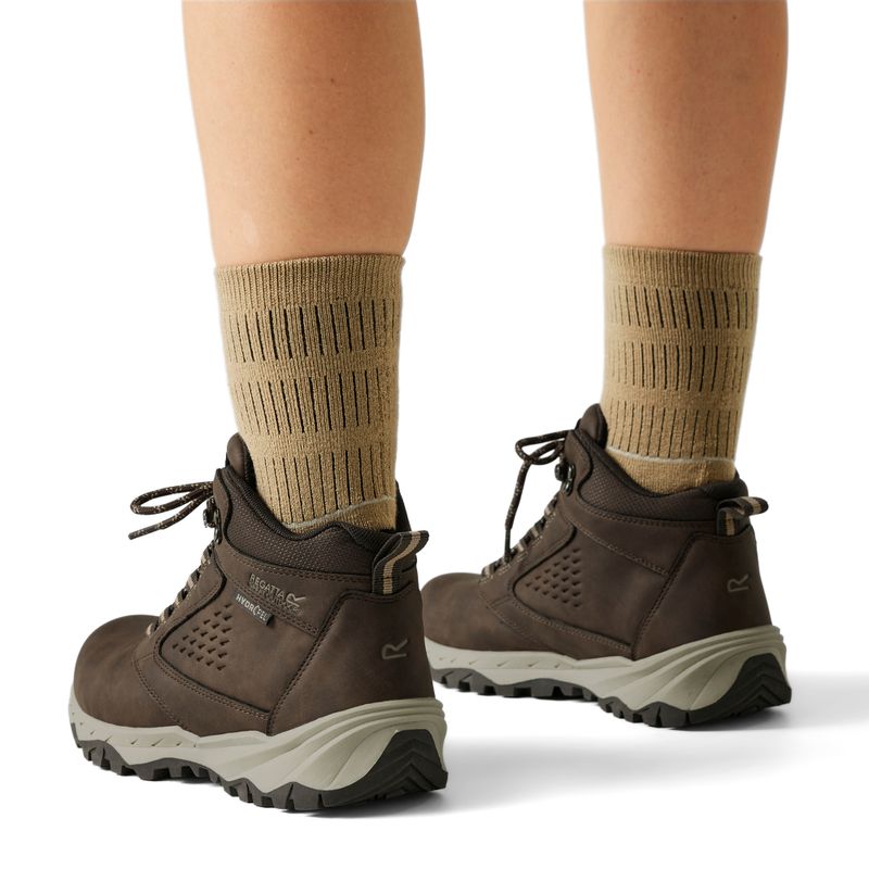Damen-Trekkingschuhe REGATTA Amble Boot Waterproof chestnut/soft taupe 6
