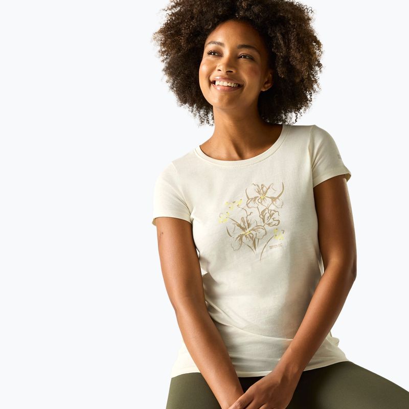 Damen-Trekkingshirt REGATTA Breezed barley white 4