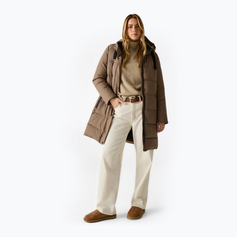 Gefütterter Damenmantel REGATTA Eryn mocha/black 3