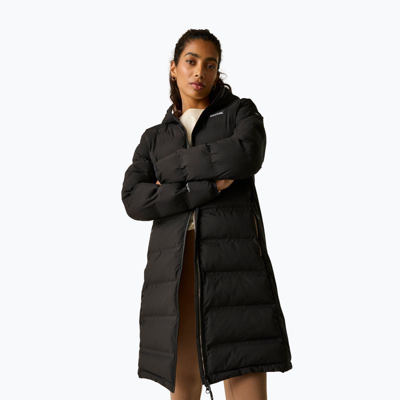 Gefütterter Damenmantel REGATTA Altoro Thermal Long black/mocha 5