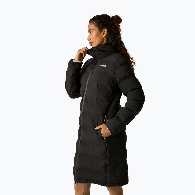 Gefütterter Damenmantel REGATTA Altoro Thermal Long black/mocha 6