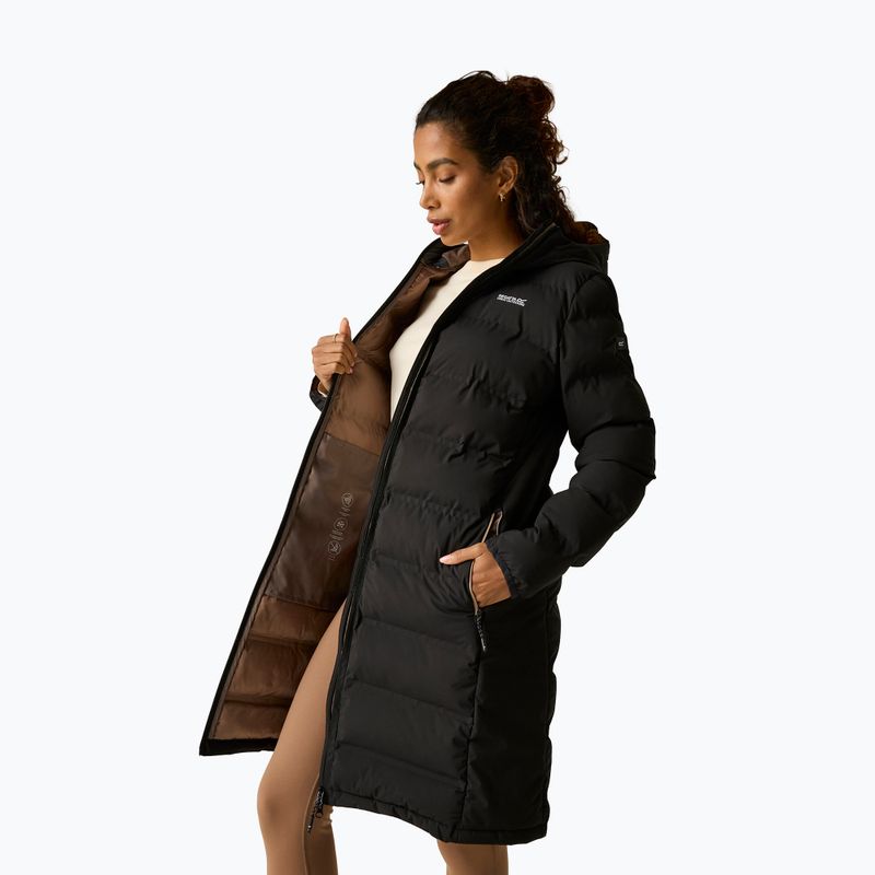 Gefütterter Damenmantel REGATTA Altoro Thermal Long black/mocha 7