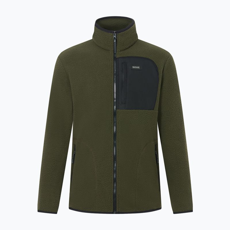 Fleecejacke für Herren REGATTA Frankie Borg dark khaki/black 7