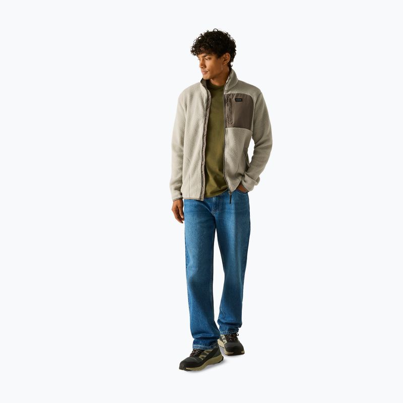 Fleecejacke für Herren REGATTA Frankie Borg abbeystone/smokey olive 3