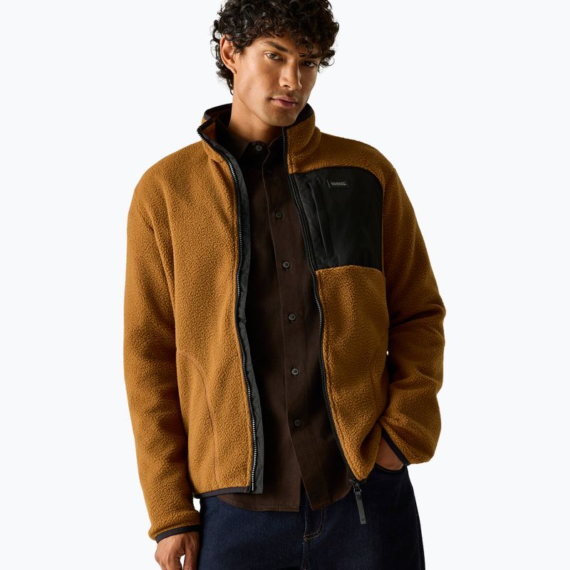 Fleecejacke für Herren REGATTA Frankie Borg rich tan/black 4