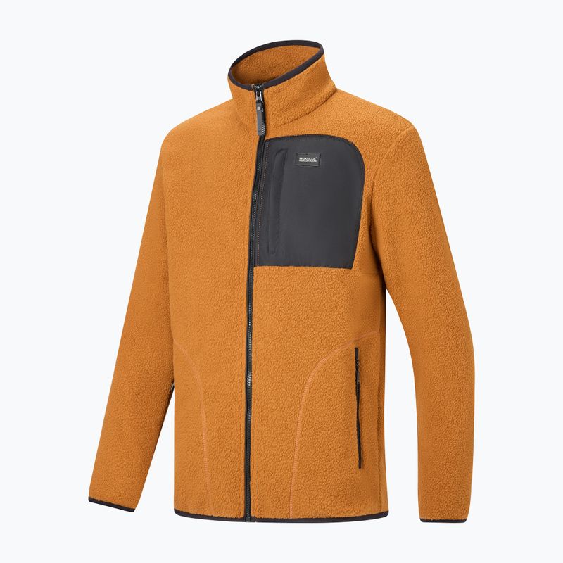 Fleecejacke für Herren REGATTA Frankie Borg rich tan/black 9