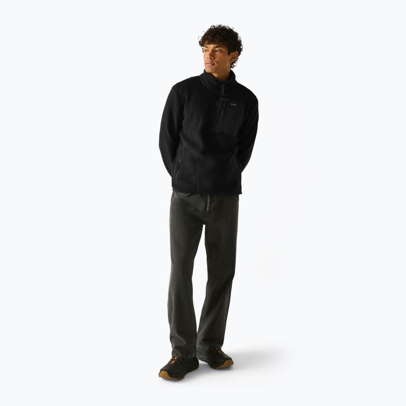 Fleecejacke für Herren REGATTA Frankie Borg Half Zip black/black 3