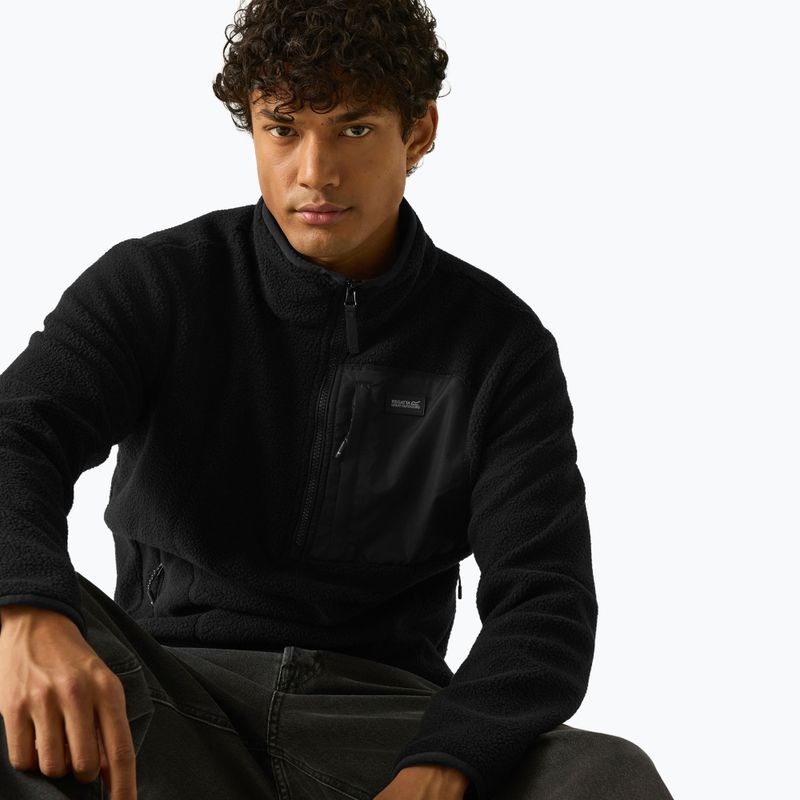 Fleecejacke für Herren REGATTA Frankie Borg Half Zip black/black 6