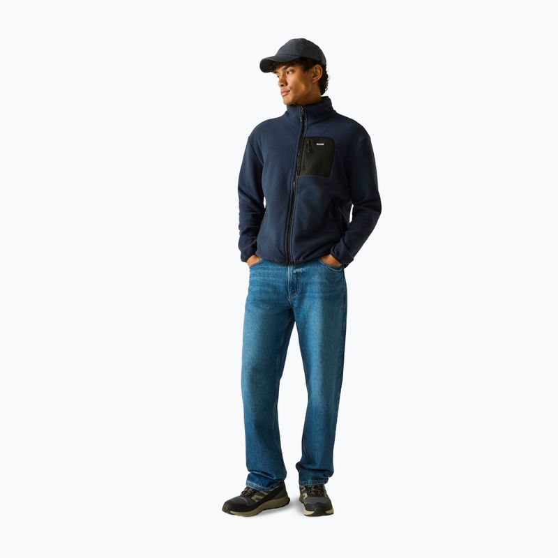 Fleecejacke für Herren REGATTA Frankie Full Zip Fleece navy/black 2