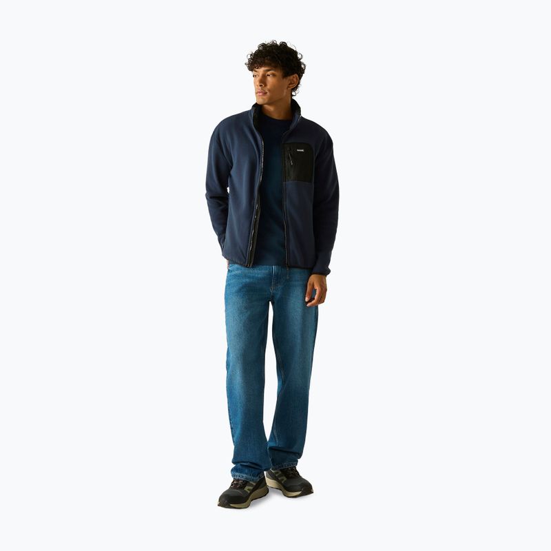 Fleecejacke für Herren REGATTA Frankie Full Zip Fleece navy/black 3