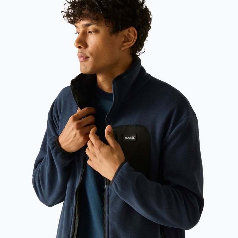 Fleecejacke für Herren REGATTA Frankie Full Zip Fleece navy/black 5
