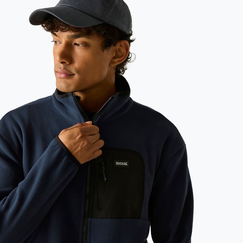 Fleecejacke für Herren REGATTA Frankie Full Zip Fleece navy/black 6