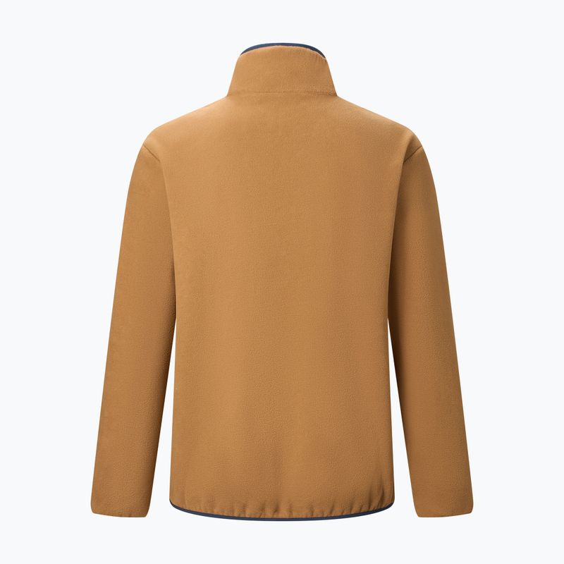 Fleecejacke für Herren REGATTA Frankie Half Zip rich tan/navy 8