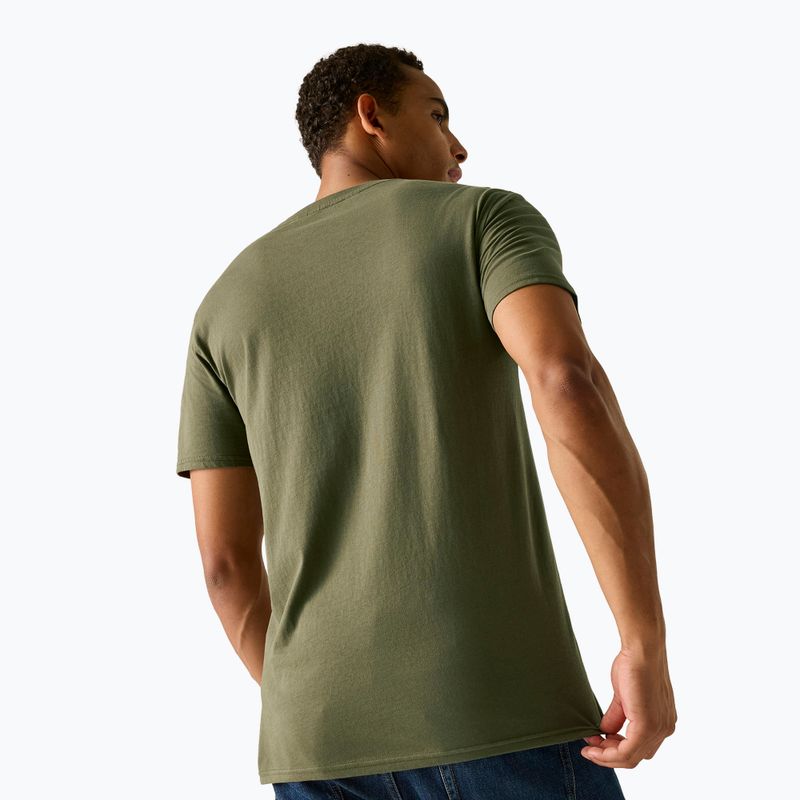 Herren-Shirt Regatta ClineIX dark khaki mountain reflect 4