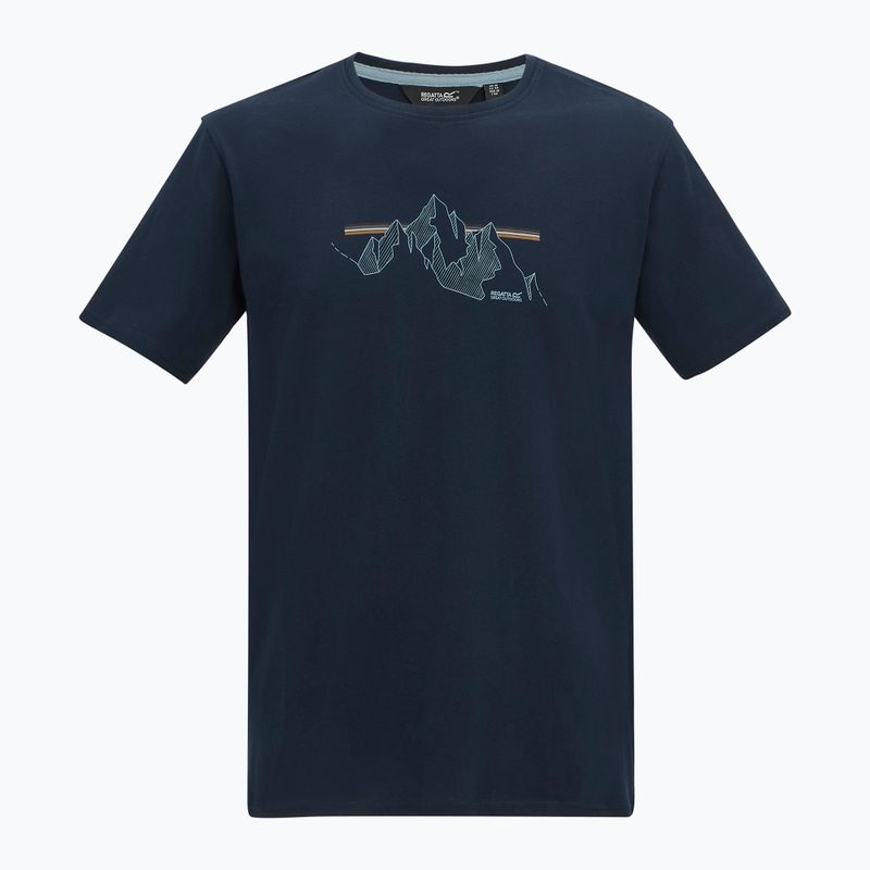 Herren-Shirt REGATTA ClineIX navy mountain lines 6