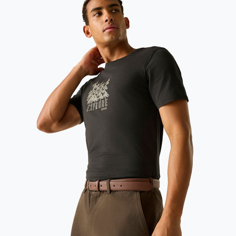 Herren-Shirt REGATTA ClineIX black explore forest 3