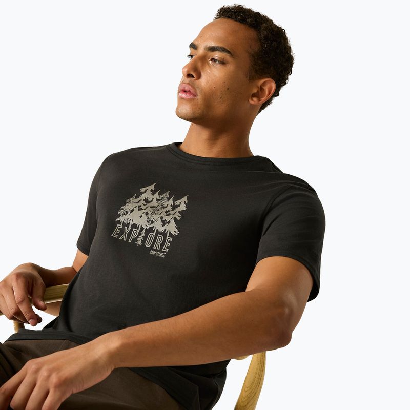 Herren-Shirt REGATTA ClineIX black explore forest 5