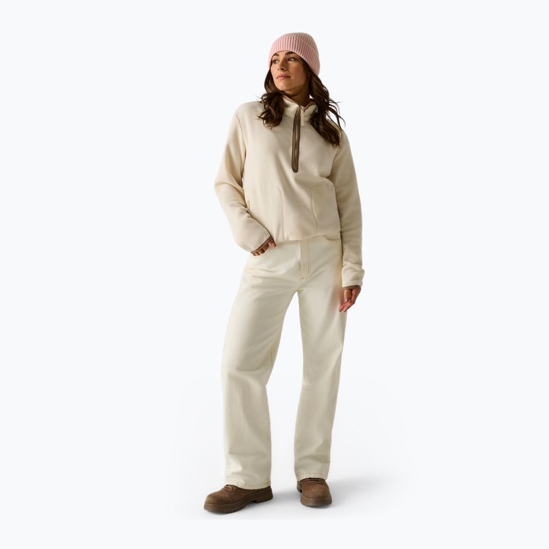 Fleecejacke für Damen Regatta Frankie Half Zip light vanilla/mocha 2