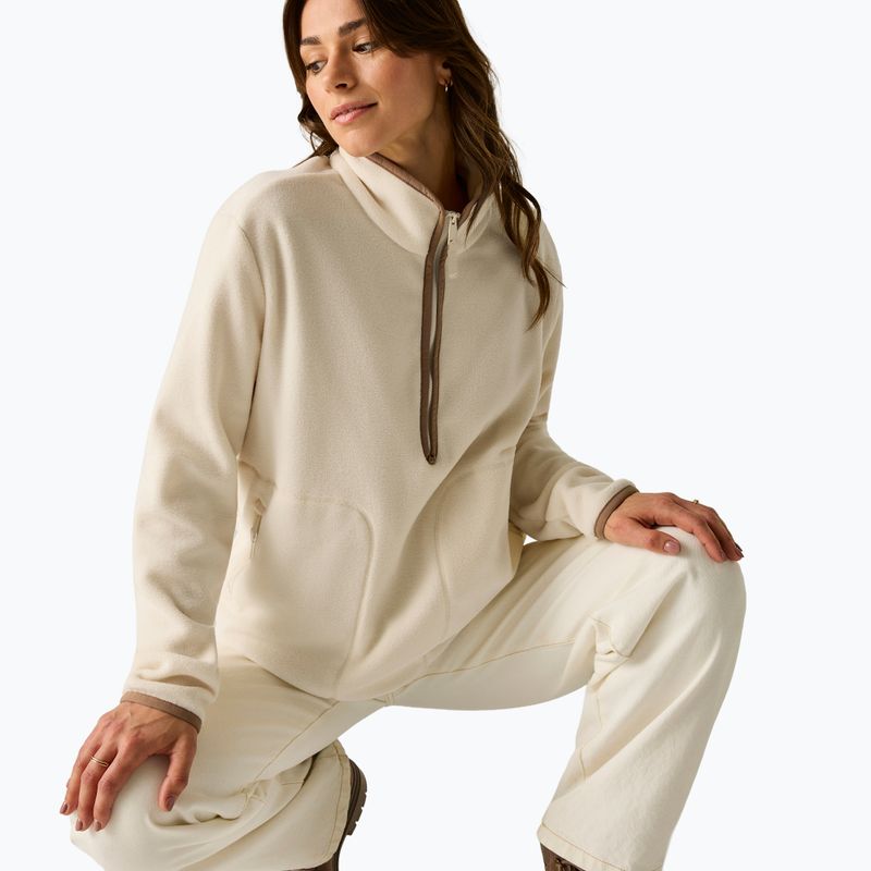 Fleecejacke für Damen Regatta Frankie Half Zip light vanilla/mocha 6