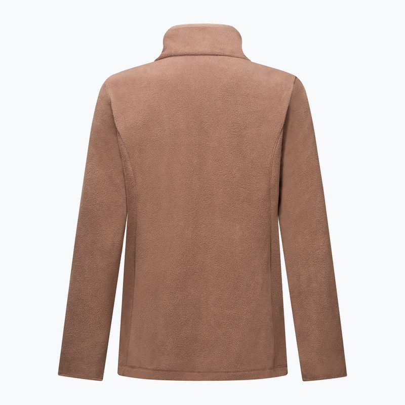 Fleecejacke für Damen Regatta Floreo IV mocha/light vanilla 8
