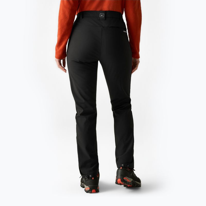 Damen-Softshellhose REGATTA Geo Softshell II black 3