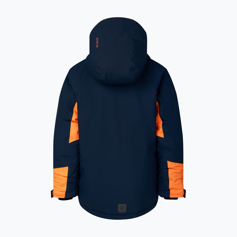 Kinder-Skijacke Dare2B Rip It Jacket navy/electric orange 10