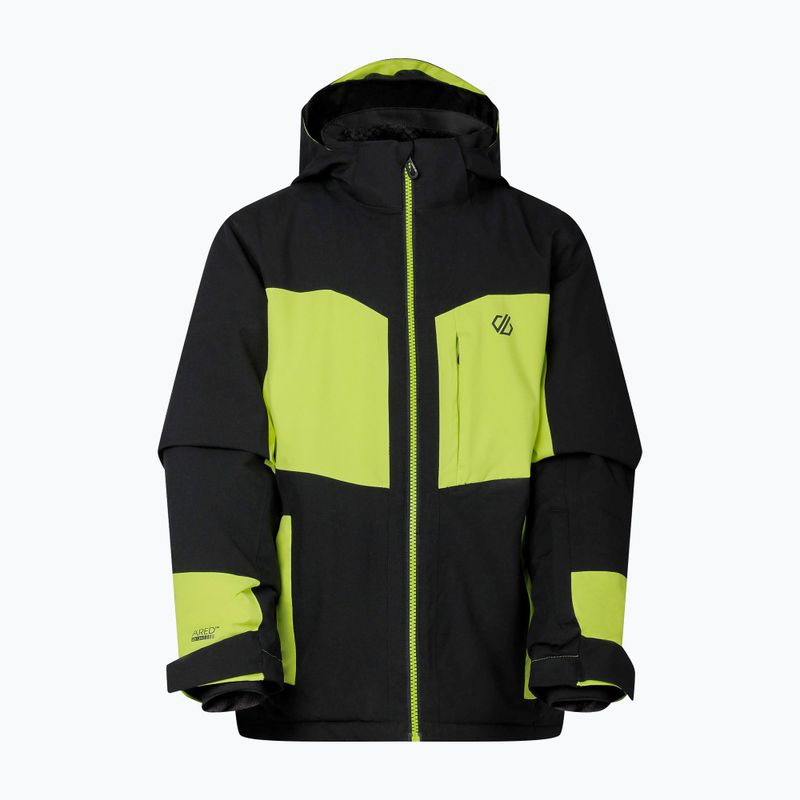Kinder-Skijacke Dare2B Rip It Jacket black/wild lime 10