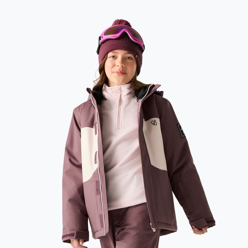 Kinder-Skijacke Dare2B Send It II Jacket huckleberry/pink haze 4