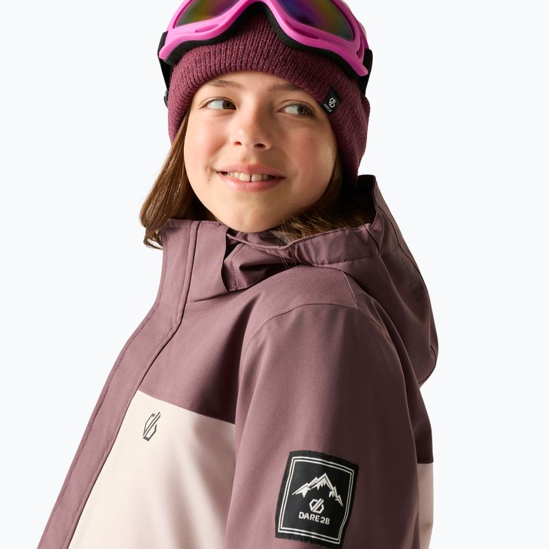 Kinder-Skijacke Dare2B Send It II Jacket huckleberry/pink haze 6