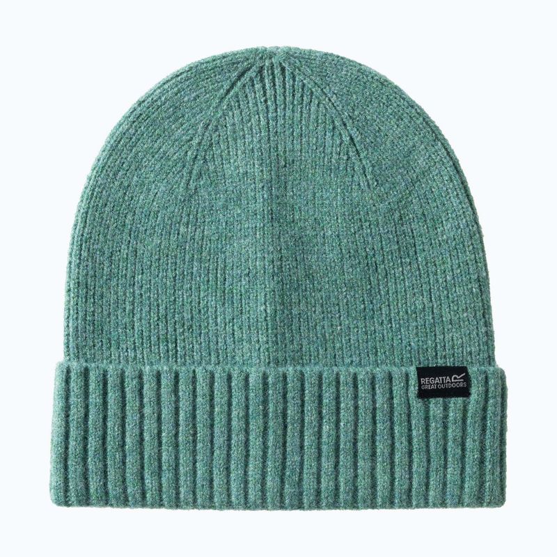 Damen Wintermütze REGATTA Ribbed Basic dark forest green