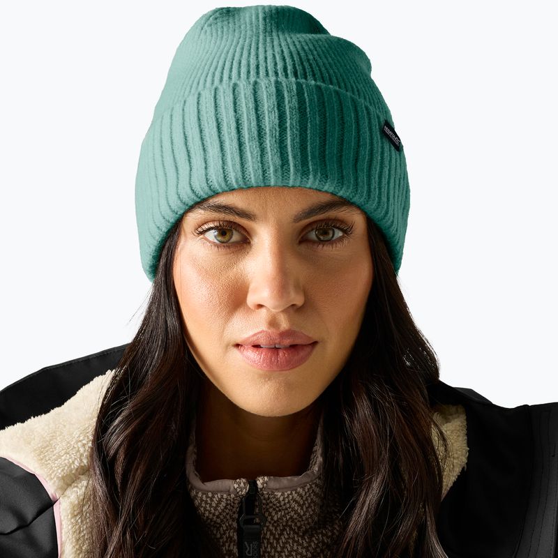 Damen Wintermütze REGATTA Ribbed Basic dark forest green 3