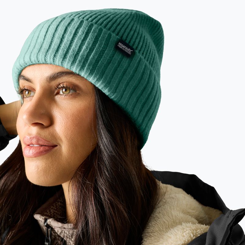 Damen Wintermütze REGATTA Ribbed Basic dark forest green 5