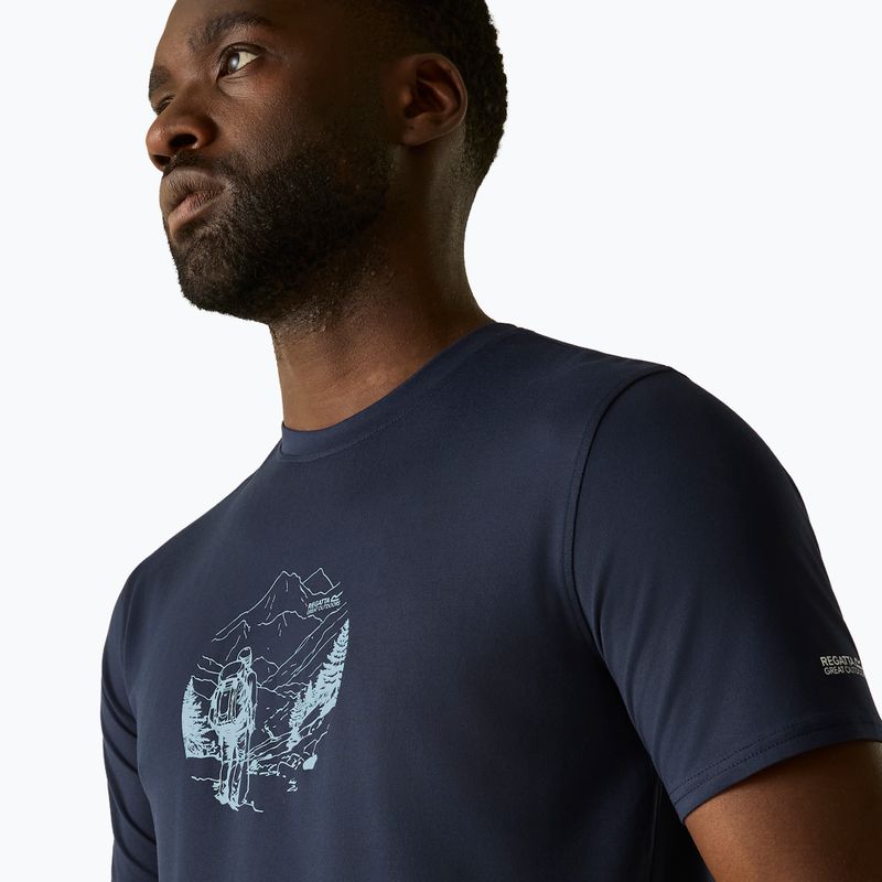 Herren-Trekkingshirt REGATTA Fingal Stretch navy 4