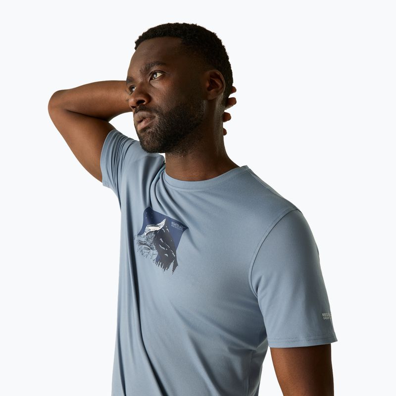 Herren-Trekkingshirt REGATTA Fingal Stretch dusky blue 5