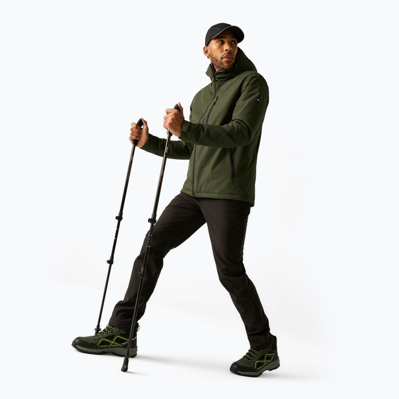 Herren-Regenjacke REGATTA Allston dark khaki/wood brown 2