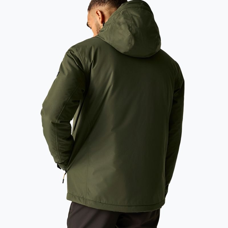 Herren-Regenjacke REGATTA Allston dark khaki/wood brown 3