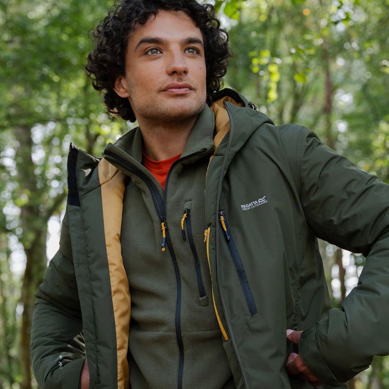Herren-Regenjacke REGATTA Allston dark khaki/wood brown 14