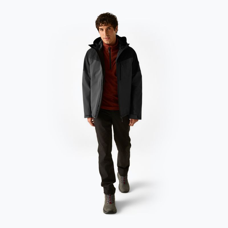 3‑in‑1 Herrenjacke Regatta Wentwood 3in1 ash/black 2