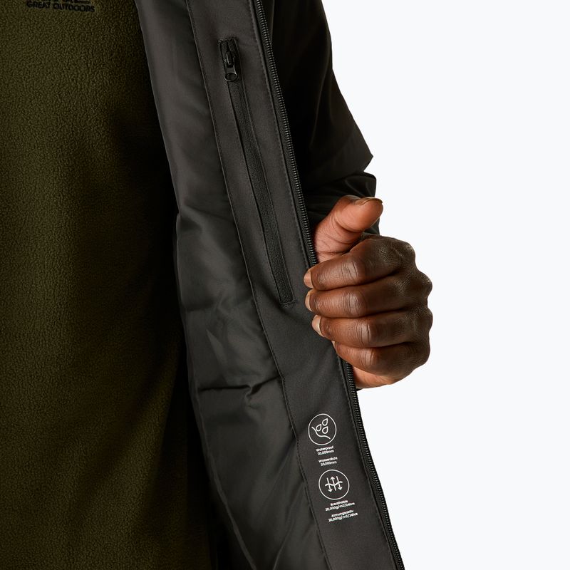 Herren-Regenjacke Regatta Highton Stretch Padded Jacket ash/black 8