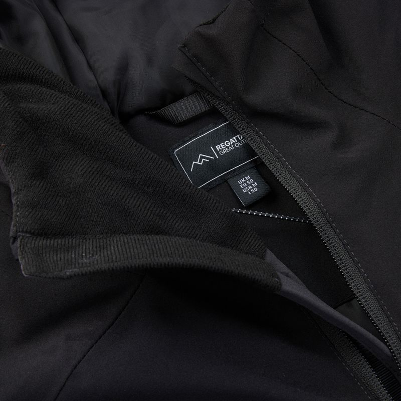 Herren-Regenjacke Regatta Highton Stretch Padded Jacket ash/black 13