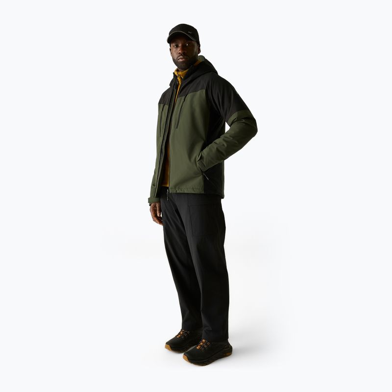 Herren-Regenjacke REGATTA Highton Stretch Padded dark khaki/black 2