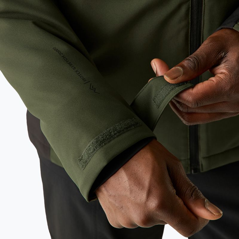 Herren-Regenjacke REGATTA Highton Stretch Padded dark khaki/black 8